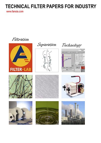 TECHNICAL FILTER PAPERS FOR INDUSTRY